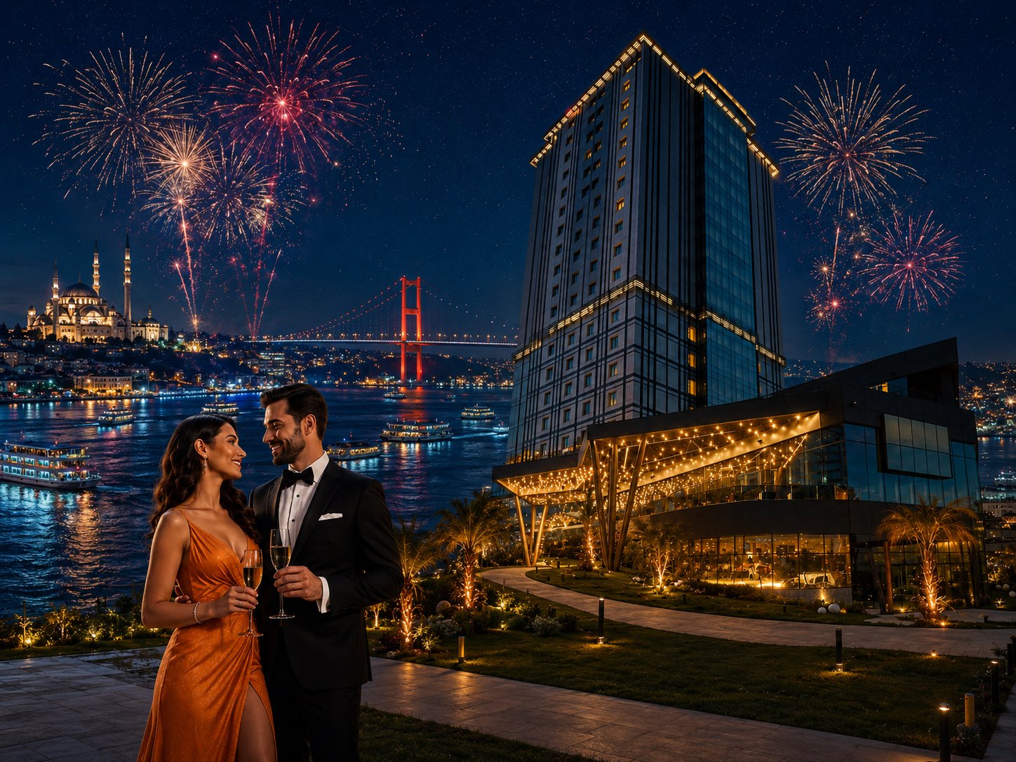 Нова Година 2027 в Истанбул - хотел TRYP by Wyndham 5* с автобус от София, 3 нощувки